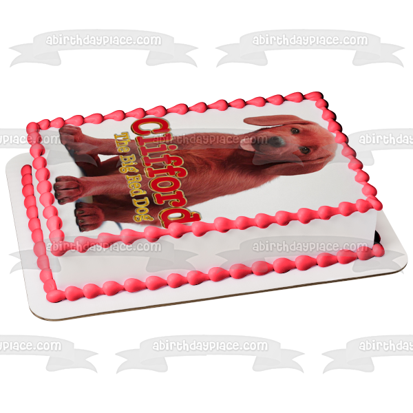 Clifford cake topper best sale