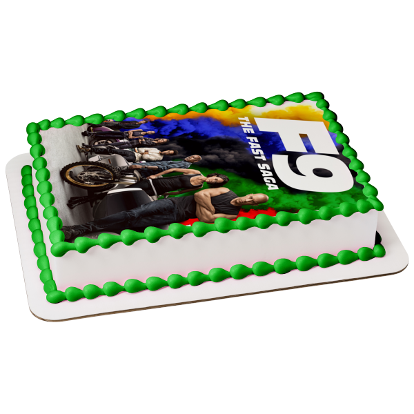 F9  Dominic Toretto  Mia Toretto Han Lue Edible Cake Topper Image ABPID54840