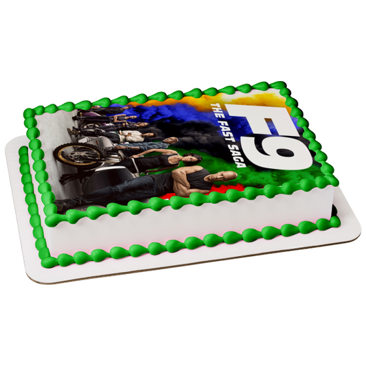 F9  Dominic Toretto  Mia Toretto Han Lue Edible Cake Topper Image ABPID54840