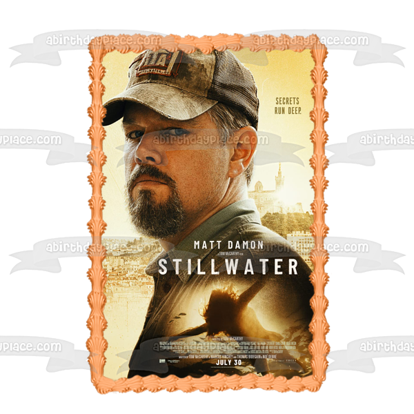 Stillwater Movie Poster Bill Baker Edible Cake Topper Image ABPID54845