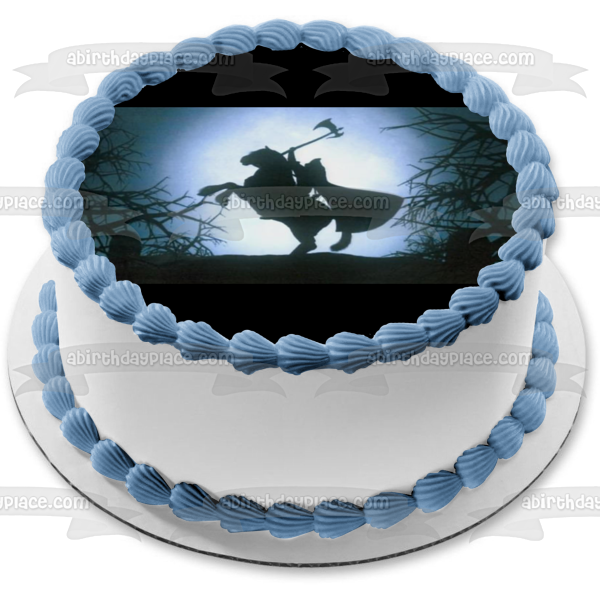 Imagen comestible para decoración de tarta de jinete sin cabeza de Sleepy Hollow ABPID55031 