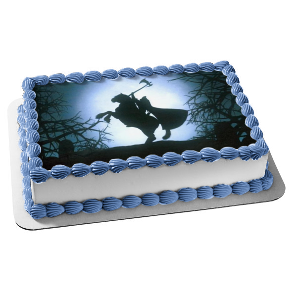 Sleepy Hollow Headless Horseman Edible Cake Topper Image ABPID55031