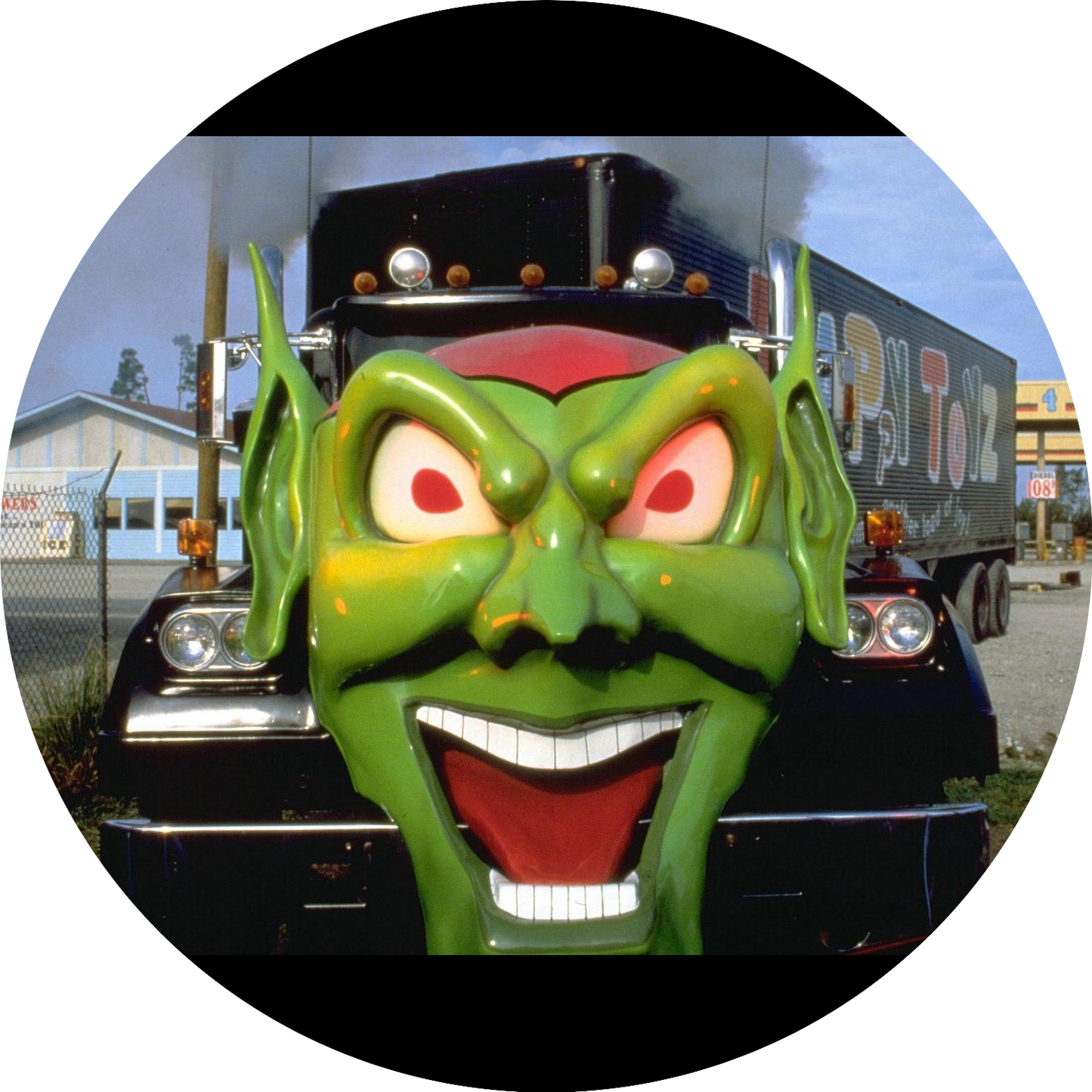 Maximum Overdrive The Happy Toyz Truck Edible Cake Topper Image ABPID54965