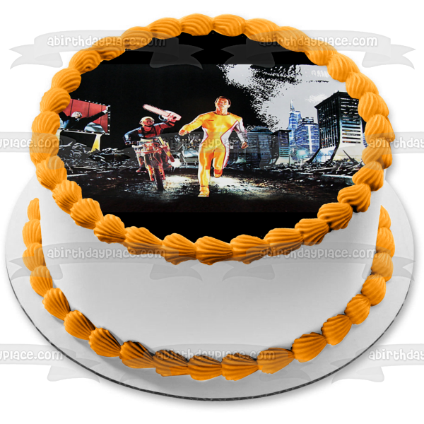 The Running Man Ben Richards Edible Cake Topper Image ABPID54966