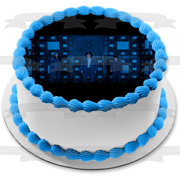 Cube Edible Cake Topper Image ABPID55035