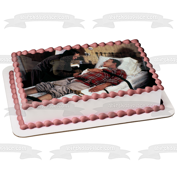 Misery Annie Wilkes Paul Sheldon Edible Cake Topper Image ABPID54977