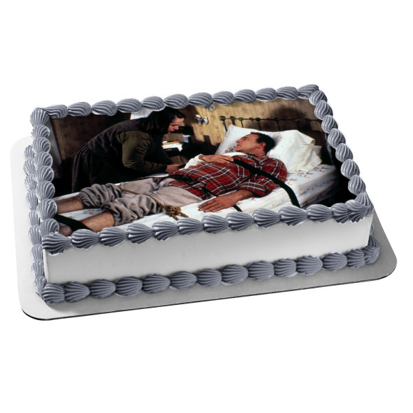 Misery Annie Wilkes Paul Sheldon Edible Cake Topper Image ABPID54977