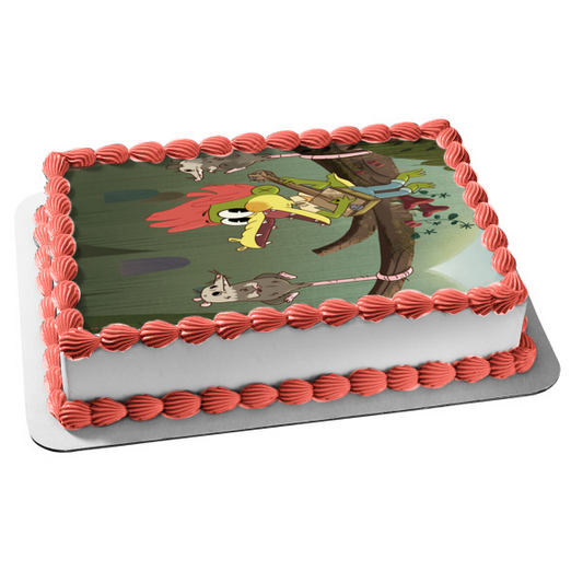 Arlo the Alligator Boy Edible Cake Topper Image ABPID54873