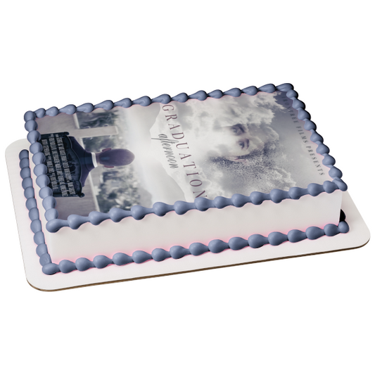 Graduation Afternoon Janice Edible Cake Topper Image ABPID55005