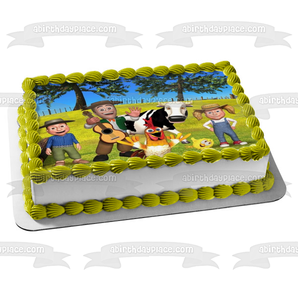 La Granja De Zenon Bartolito Lola la Vaca Percherón el Caballo Pepe el Loro Edible Cake Topper Imagen ABPID54079 