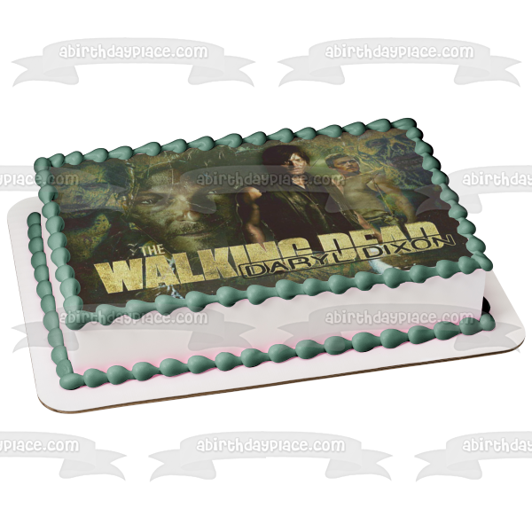 Imagen comestible para decoración de tarta de Daryl Dixon de The Walking Dead ABPID07859 