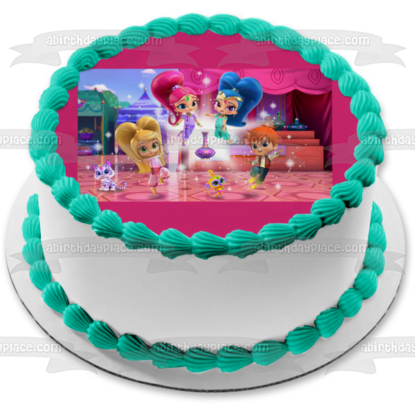 Shimmer y Shine Leah Zac Tala Nahal Imagen comestible para decoración de tarta ABPID00072 