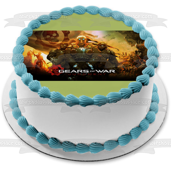 Gears of War Judgement Edible Cake Topper Image ABPID00176