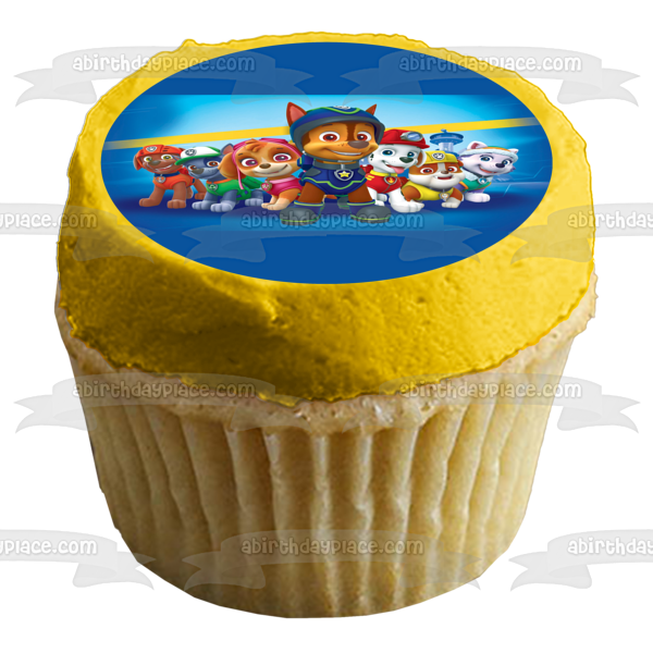 Paw Patrol Marshall Rocky Rubble Skye #2 Imagen comestible para decoración de tarta ABPID00179 