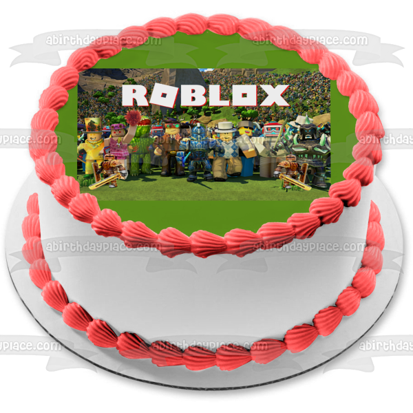 Roblox Assorted Characters and Skins Edible Cake Topper Image ABPID00287