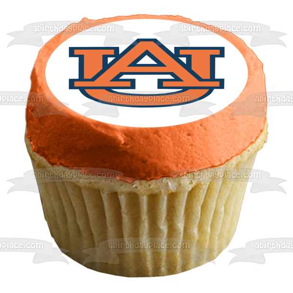 Auburn Tigers Men's Basketball Logo NCAA Edible Cake Topper Image ABPID00321