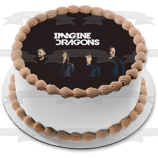 Imagine Dragons Dan Reynolds Daniel Wayne Sermón Ben McKee Daniel Platzman Imagen comestible para tarta ABPID00359 