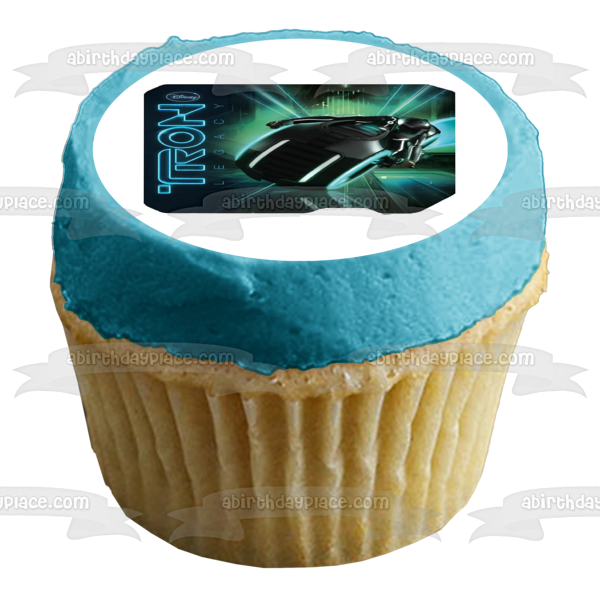 Imagen comestible para decoración de tarta Tron Legacy Light Cycle ABPID00380 