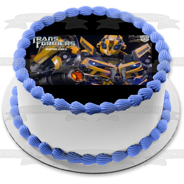 Transformers Dark of the Moon Bumblebee Autobots Edible Cake Topper Image ABPID00421