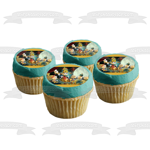 Ducktails Scrooge McDuck Huey Dewey y Louie Duck Imagen comestible para decoración de tarta ABPID00454 