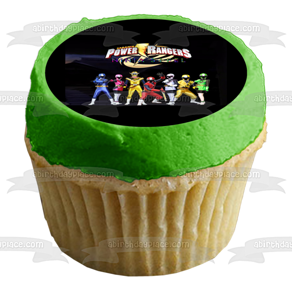 Imagen de decoración comestible para tarta de acero Ninja de Power Rangers ABPID00523 