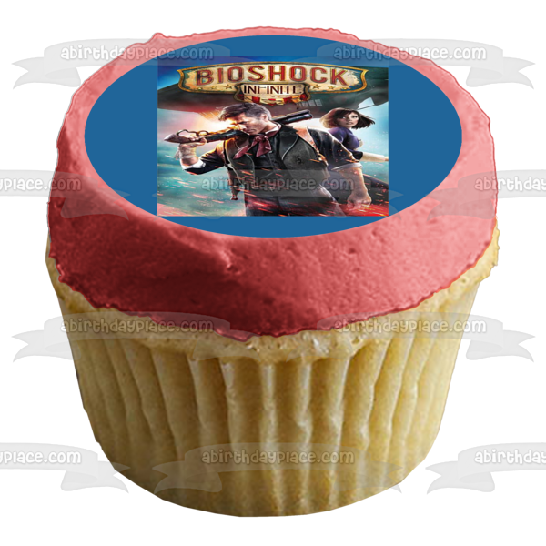 Bioshock Infinite Booker Dewitt Elizabeth Edible Cake Topper Image ABPID00613