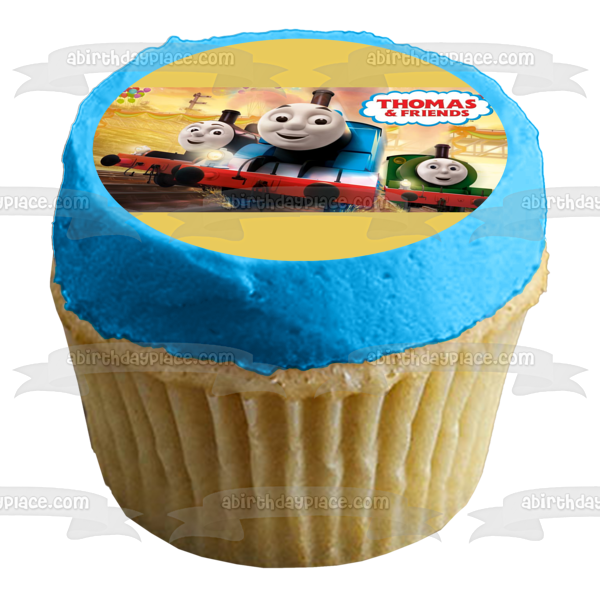 Thomas & Friends Thomas the Tank Engine James Percy Edible Cake Topper Image ABPID00648