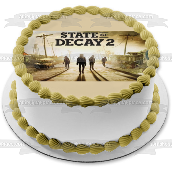 Imagen comestible para decoración de tarta de State of Decay 2 Zombies ABPID00667 