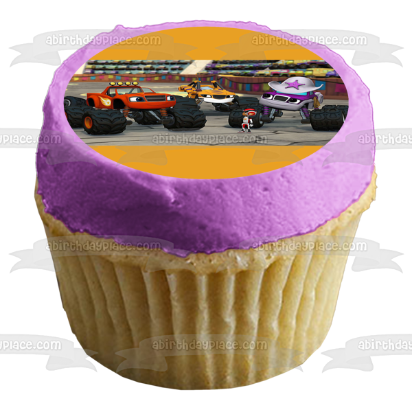 Blaze and the Monster Machines Aj Edible Cake Topper Image ABPID00707