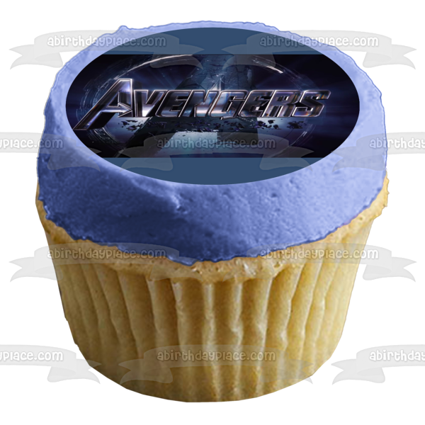 Imagen comestible para decoración de tarta con el logotipo de Avengers Endgame ABPID00683 