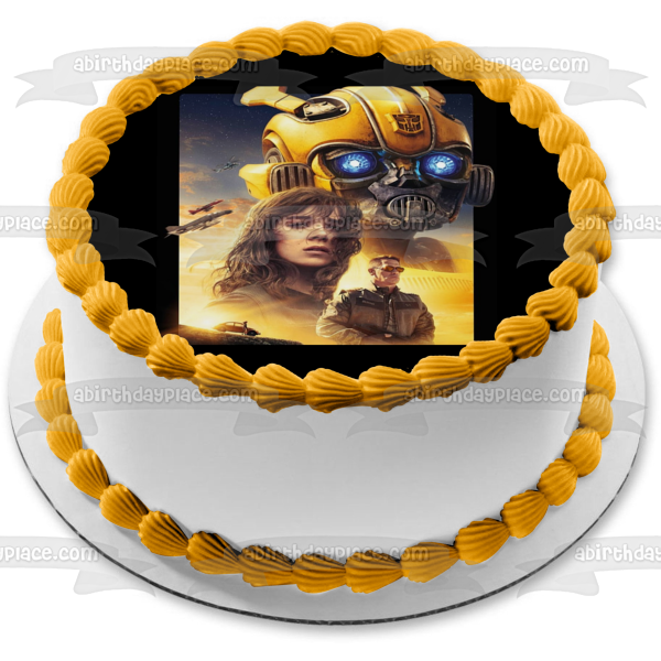 Bumblebee Movie Dropkick and Shatter Imagen comestible para decoración de tarta ABPID00808 