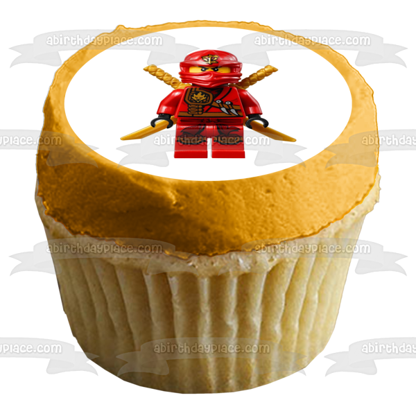 LEGO Ninjago Kai Red Ninja Edible Cake Topper Image ABPID00792