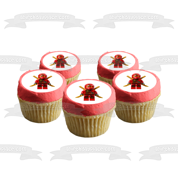 LEGO Ninjago Kai Red Ninja Edible Cake Topper Image ABPID00792