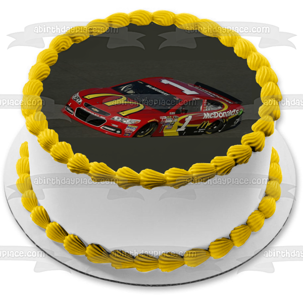 Jamie McMurray Nascar Car Daytona 2015 Imagen comestible para decoración de tarta ABPID00814 