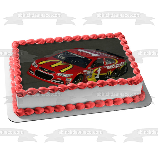 Jamie McMurray Nascar Car Daytona 2015 Imagen comestible para decoración de tarta ABPID00814 