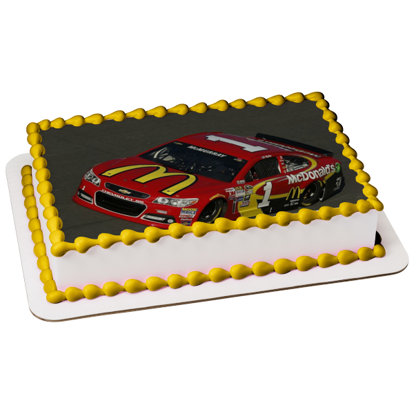 Jamie McMurray Nascar Car Daytona 2015 Imagen comestible para decoración de tarta ABPID00814 