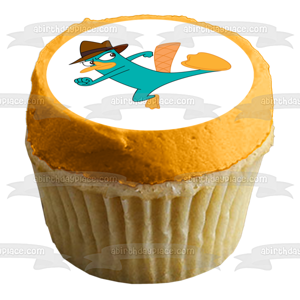 Phineas and Ferb Perry the Platypus Edible Cake Topper Image ABPID00957