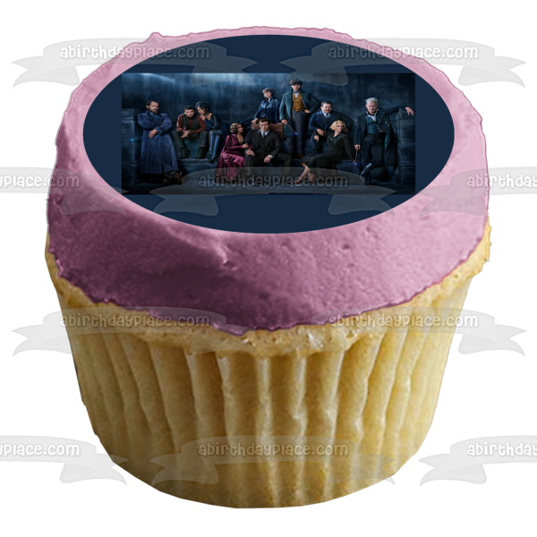 Harry Potter Fantastic Beasts Gellert Grindelwald and Other Characters Edible Cake Topper Image ABPID01044