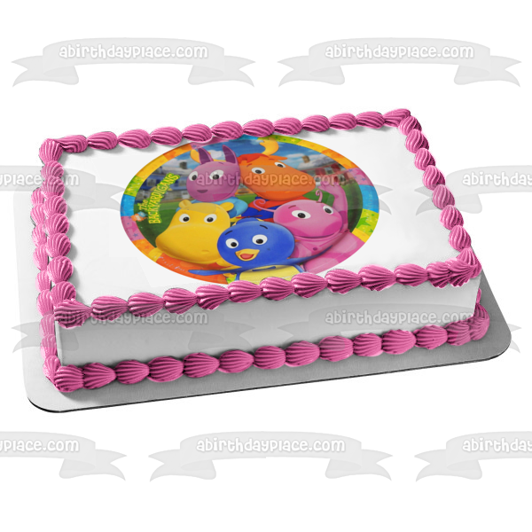 Backyardigans Uniqua Tyrone Tasha Pablo Austin Imagen comestible para decoración de tarta ABPID01169 