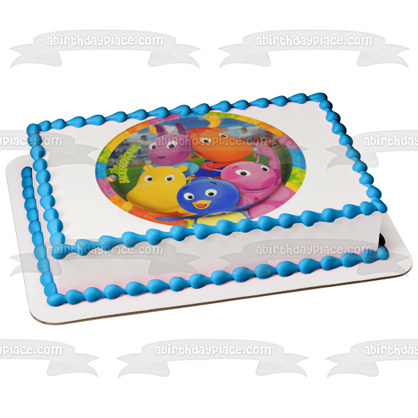 Backyardigans Uniqua Tyrone Tasha Pablo Austin Imagen comestible para decoración de tarta ABPID01169 