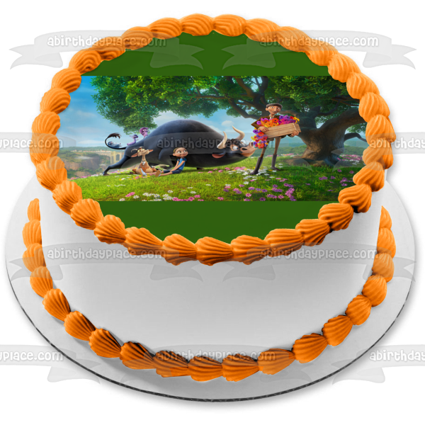 Ferdinand Valiente Guapo Nina Trees Flowers Edible Cake Topper Image ABPID01361