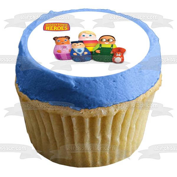 Higglytown Heros Eubie Wayne Twinkle Kip y Fran Imagen comestible para decoración de tarta ABPID01447 