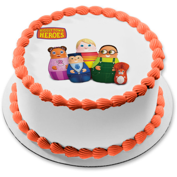 Higglytown Heros Eubie Wayne Twinkle Kip and Fran Edible Cake Topper Image ABPID01447