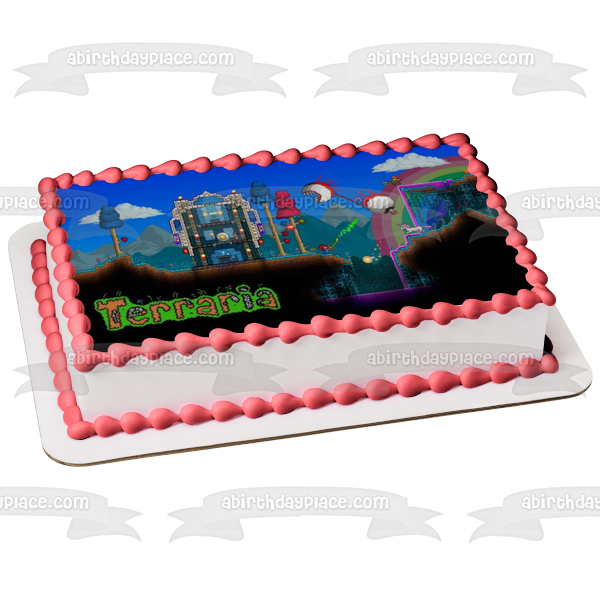 Decoración comestible para tarta con ojo mordedor del mundo de Terraria, imagen ABPID01499 