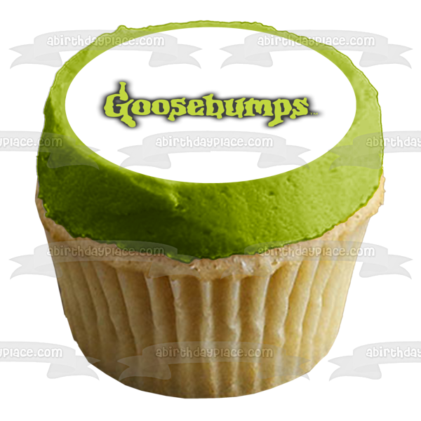 Imagen comestible para decoración de tarta con el logotipo de Goosebumps ABPID01500 