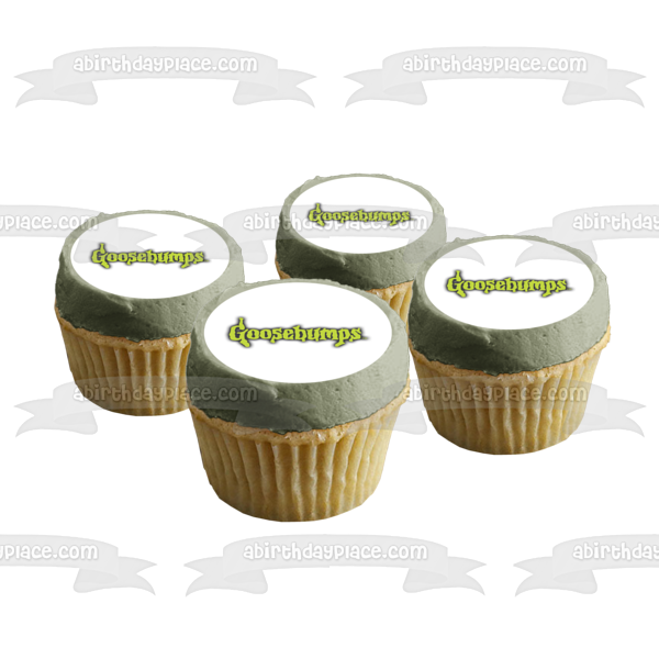 Imagen comestible para decoración de tarta con el logotipo de Goosebumps ABPID01500 