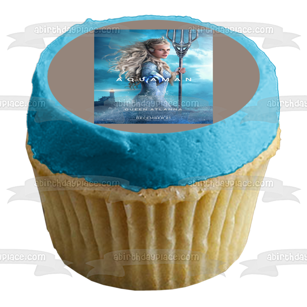 Imagen comestible para decoración de tarta Aquaman Queen Atlanta ABPID01586 