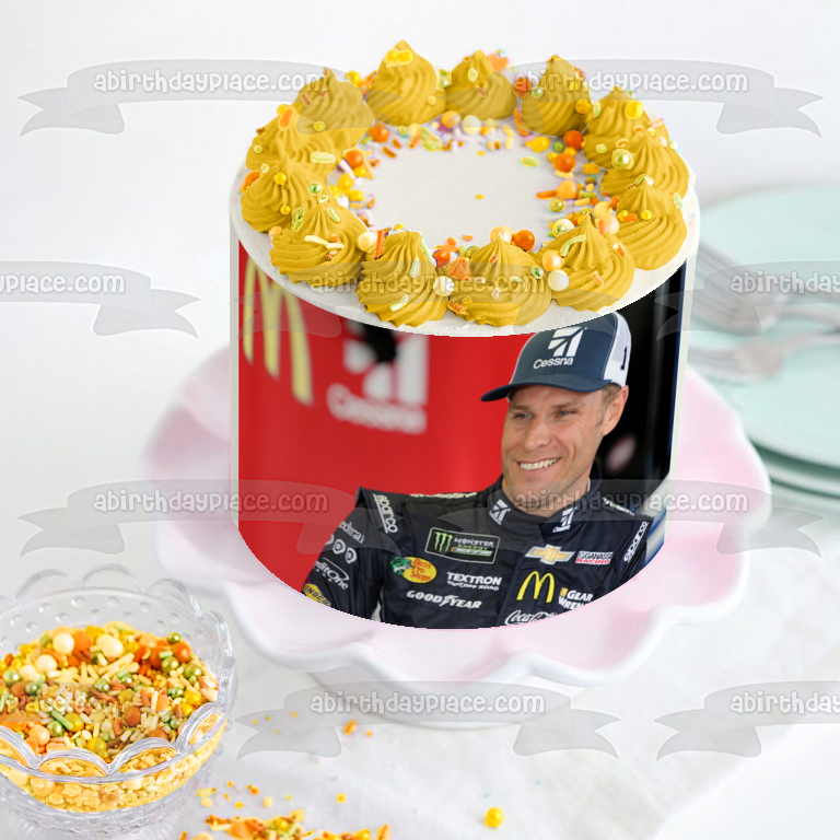 Nascar Jaime McMurray patrocina la imagen comestible para decoración de tarta ABPID01686 