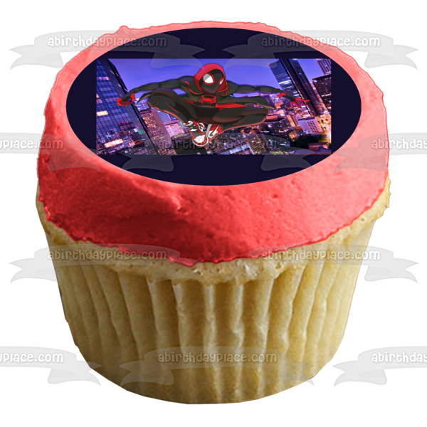 Marvel's Spider Man Miles Morales - Edible Cake Topper, Cupcake Topper –  Edible Prints On Cake (EPoC)