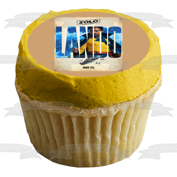 A Star Wars Story Solo Lando Edible Cake Topper Image ABPID01816